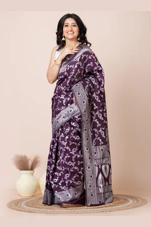 HOUSE OF ARLI Woven Design Banarasi Saree With Zari Border