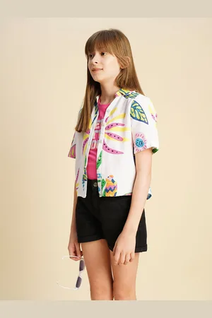 VERO MODA Girls Opaque Printed Casual Shirt