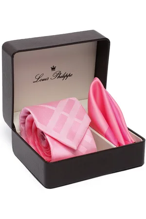 Louis Philippe Men Patterned Accessory Gift Set