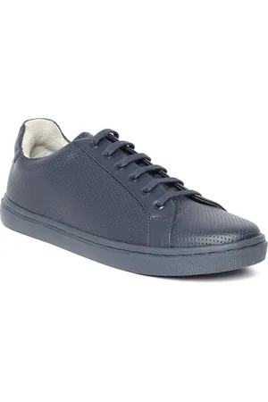 Mocas Men Navy Blue Perforated Sneakers
