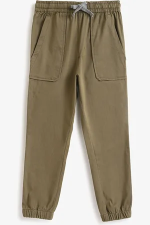 Campana Boys Cotton Twill Regular Fit Stretchable Joggers