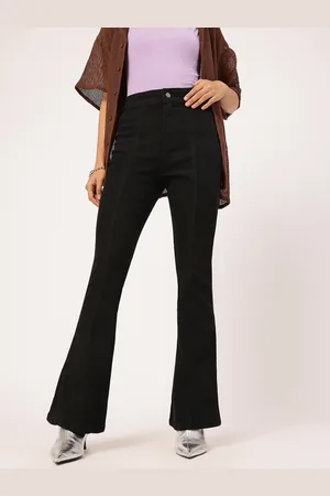 DressBerry Women Flare Frenzy High-Rise Bell Bottom Jeans