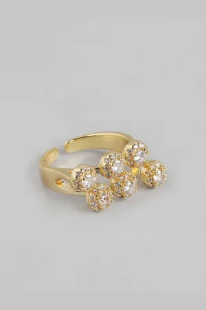DressBerry Stone Studed Finger Ring
