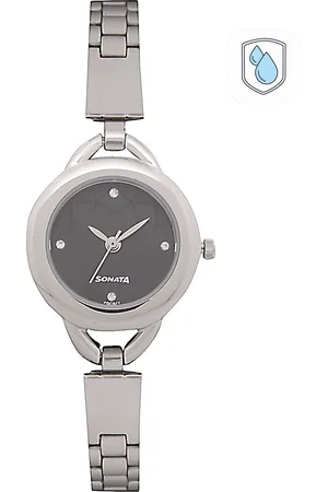 Sonata Women Grey Analogue Watch NK87006SM02