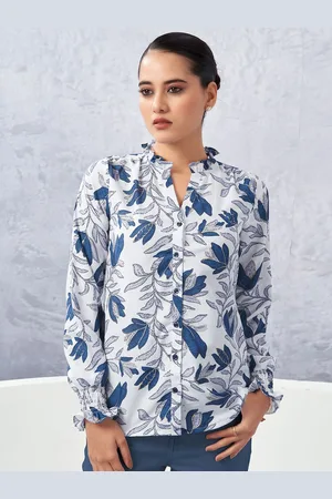 Moda Rapido Women Floral Opaque Printed Casual Shirt
