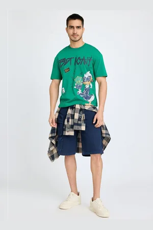 FREAKINS Donald Duck Printed Oversized T-shirt
