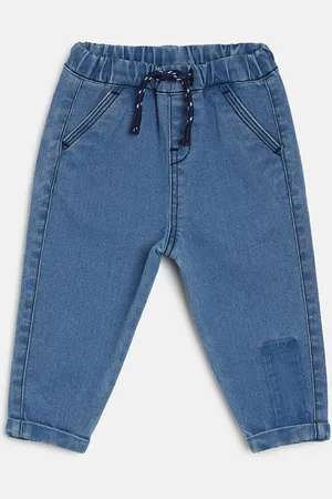 MINI KLUB Infant Boys Blue High-Rise Stretchable Jeans