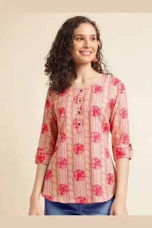 DressBerry Women Ethnic Motifs Printed A-Line Top