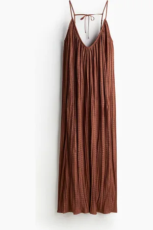 H&M Women Pleated Strappy Dress