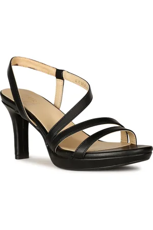 Naturalizer Strappy Leather Slim Heels