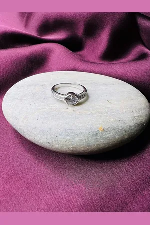 ARTE 925 Sterling Silver Cubic Zirconia Finger Ring