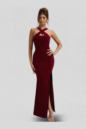 Moda Rapido Crepe Maxi Dress