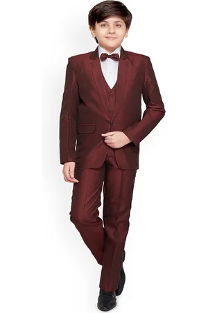 BAESD Boys Single-Breasted Four-Piece Party Suit