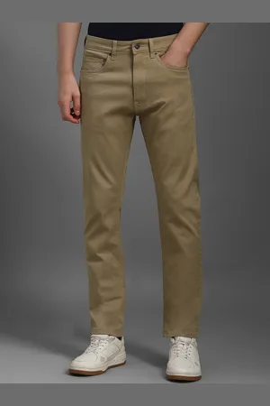 Louis Philippe Men Slim Fit Mid-Rise Clean Look Stretchable Jeans