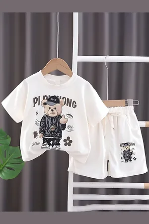 Googo Gaaga Boys Printed Top with Shorts