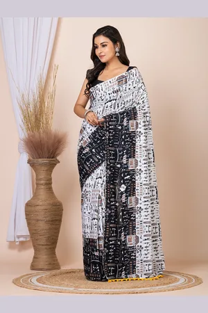 HOUSE OF ARLI Ethnic Motifs Printed Pure Cotton Saree
