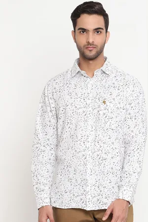CANTABIL Men Comfort Fit Spread Collar Floral Printed Cotton Casual Shirt