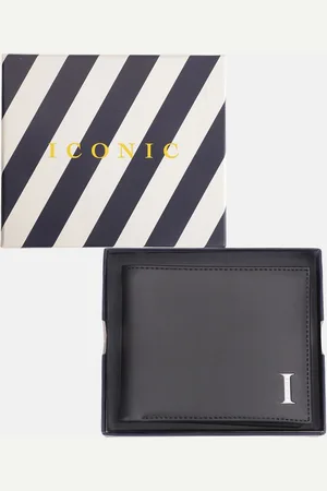 ICONIC Men Leather Two Fold Wallet