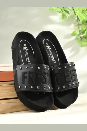 FRESH 1947 FEET Embroidered Open Toe Flats