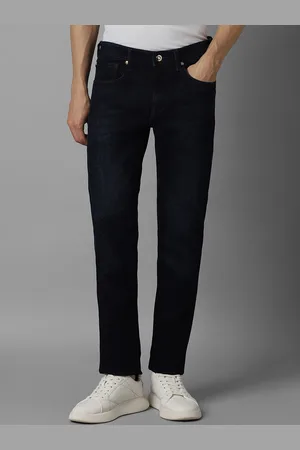 Louis Philippe Men Mid-Rise Slim Fit Clean Look Stretchable Jeans