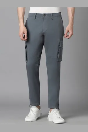 Louis Philippe Men Slim Fit Cargos Trousers