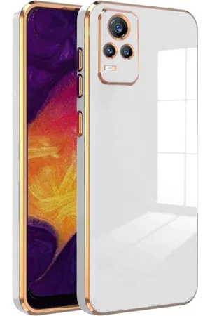 Karwan Electroplated Chrome 6D Vivo V20 Phone Back Case