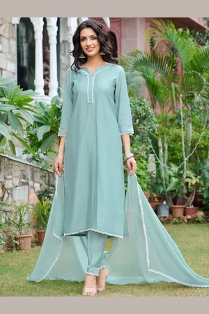 Moda Rapido Women Regular Kurta with Trousers & With Dupatta