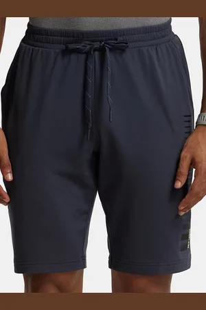 Jockey Soft Touch Microfiber Stretch Shorts with Back Zipper Pocket and StayFresh Treatment-SP19