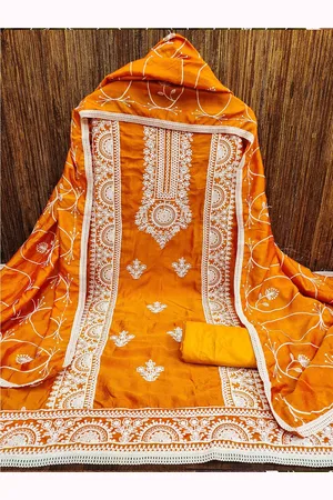 Lilots Ethnic Motifs Embroidered Unstitched Dress Material