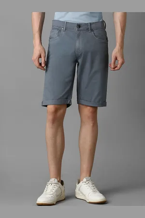 Louis Philippe Men Slim Fit Chino Shorts