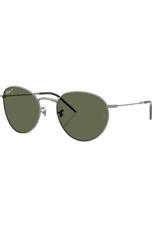 Ray-Ban Unisex Round Sunglasses with Polarised Lens