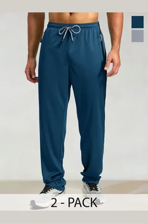 Moda Rapido Men Pack Of 2 Mid-Rise Track Pants