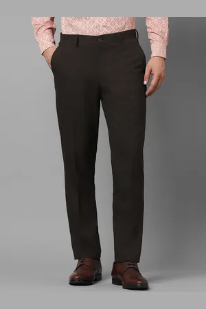 Louis Philippe Men Slim Fit Formal Trousers