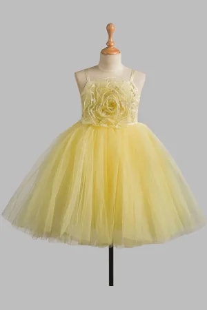 Toy Balloon Kids Girls Net Fit & Flare Dress