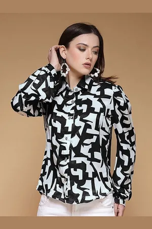 Moda Rapido Women Opaque Printed Casual Shirt