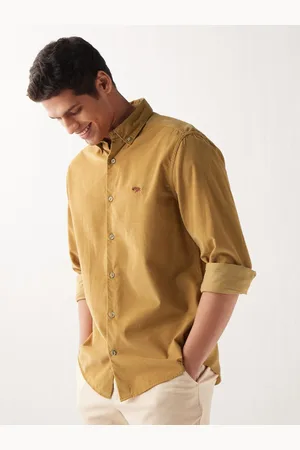 Andamen Button-Down Regular Fit Corduroy Shirt