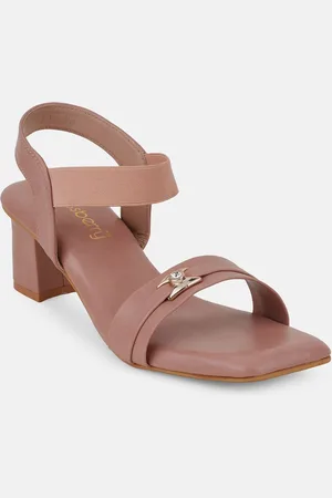 DressBerry Party Block Sandals with Tassels