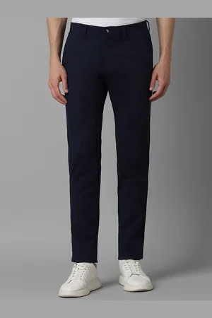 Louis Philippe Men Mid-Rise Slim Fit Trousers