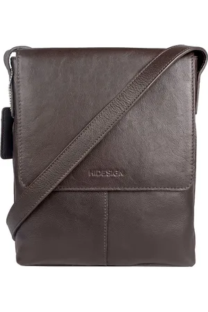 Hidesign Men Brown Messenger Bag