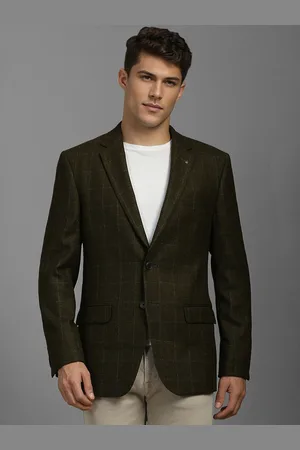 Louis Philippe Single Breasted Blazer