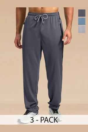 Moda Rapido Men Pack Of 3 Mid Rise Track Pants