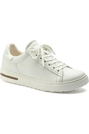 Birkenstock Bend Low White Regular Width Natural Leather Sneakers