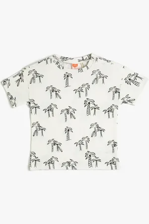 Koton Infant Boys Conversational Printed Pure Cotton T-shirt