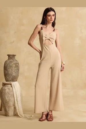 Kazo Women Shoulder Straps Basic Jumpsuit