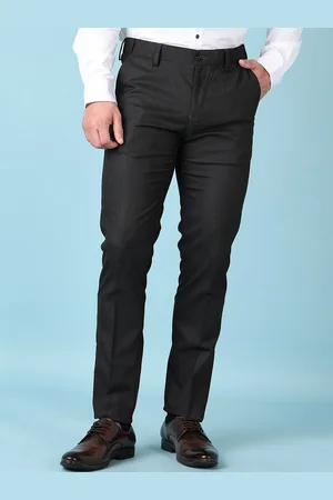 V-Mart Men Cotton Slim Fit Formal Trouser