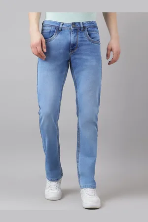 Richlook Men Comfort Slim Fit Mid-Rise Light Fade Stretchable Jeans