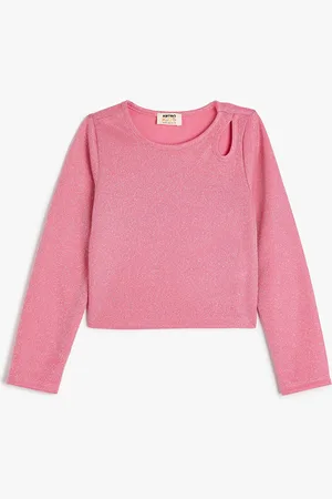 Koton Girls Round Neck Long Sleeves Top