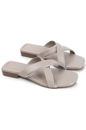 Mast & Harbour Women Open Toe Flats