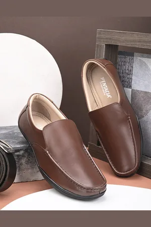 Fentacia Men Genuine Leather Formal Slip On Shoes