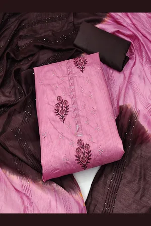 Lilots Embroidered Unstitched Dress Material